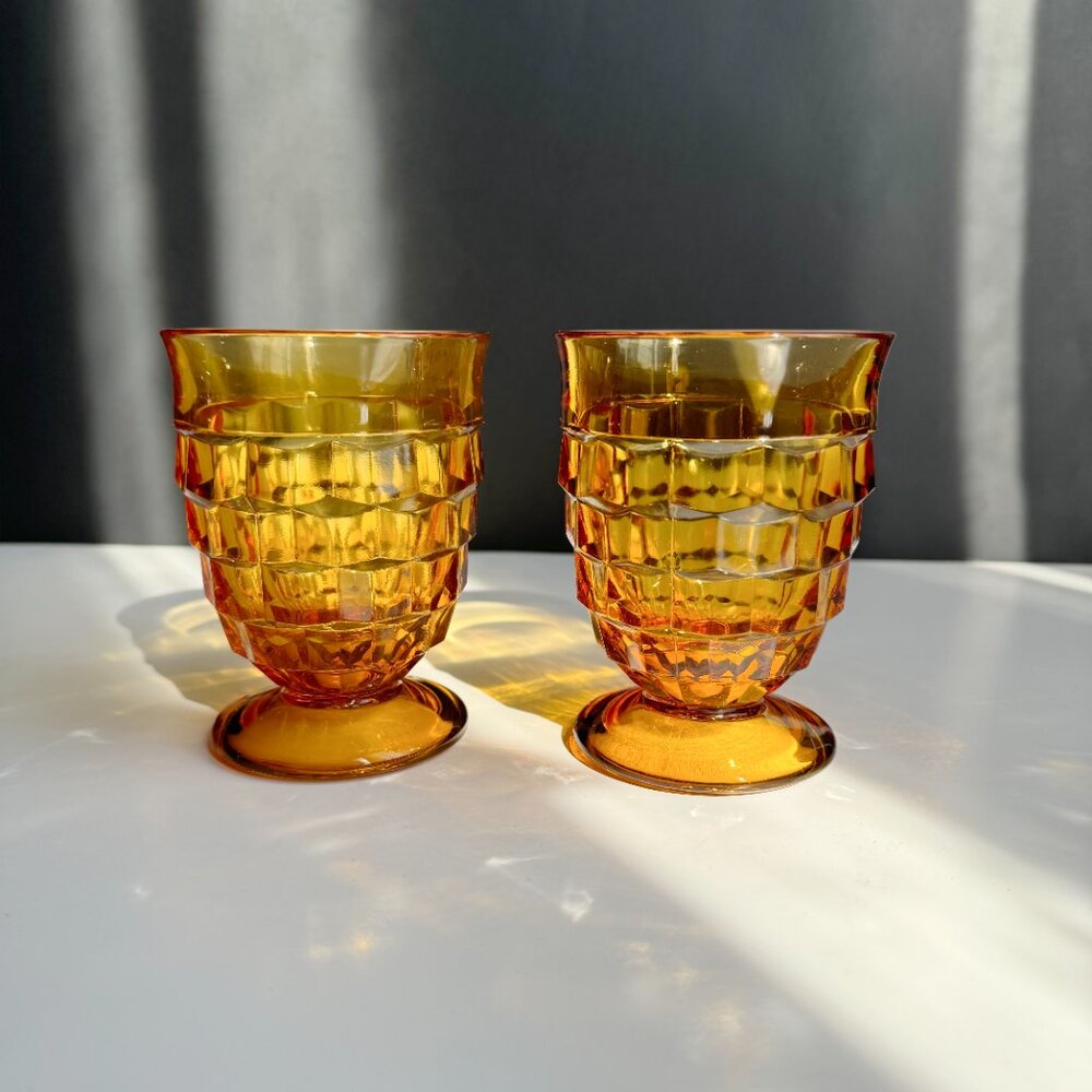 Cubist Pattern Whitehall Glass Drinkware